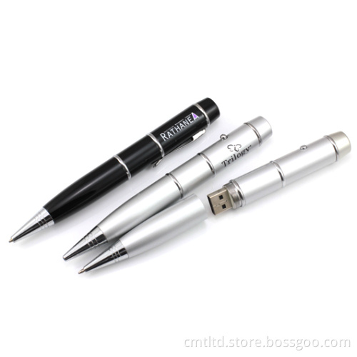 Promotional Customized USB Pen Flash Drive Laser Pointer Drive (PU002)